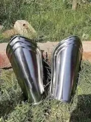 Medieval Steel Arm Guard Armor Knight Crusader 18ga Steel SCA LARP Cosplay Armor