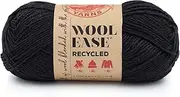 Lion Brand Yarn Wool-Ease Recycled Yarn, 1 Pack, Black