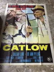 Original Italian Movie Poster 4SH Western CATLOW Crenna Leonard Nimoy 1972