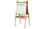 Hape All-In-1 Drawing Whiteboard Blackboard 110cm Easel Art Accessories Kids 3+