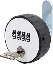 DECOMELODY Locker Mechanical Key Double Lock Cylinder with Rotary Tongue Durable Combination for Cabinets Tool Boxes and Lockers