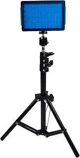 LED Video Light Kit, LED Studio Streaming Lights with Adjustable Tripod Stand and Color Filters, Photography Video Lighting Kit for Live Streaming Video Recording