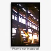 Pixel Art Poster - Steel Sawmill (8 Bit Psychedelic Trippy Video Game Print)