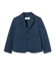 GG cotton blazer 10Y dark blue