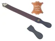 Professional Barber Leather Strop Straight Razor Sharpening Shaving Strap NEW