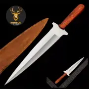 COMBAT DAGGER KNIFE | Full Tang Handmade Arkansas Toothpick Knife Survival Knife