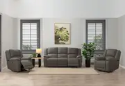 RODDICK FABRIC 3 Seater with Electric Recliners