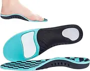 [Generic] Arch Support Insoles | Breathable Feet Insoles | Sports Shoe Insoles, Orthotic Insoles for Men Women, High Arch Work Boot Foot Inserts