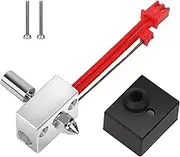 Sprite Extruder Pro Heater Block Kit High Temperature 300℃ Titanium Heatbreak Plated Copper Nozzle Compatible with Creality Ender 3 S1/Ender3 S1 Pro/CR10 Smart Pro