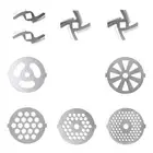 9 Pieces Meat Grinder Parts Blade Meat Grinder Attachment for Food Chopper