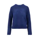 [EMPORIO ARMANI] EMPORIO ARMANI Alpaca-blend crewneck sweater Woman S S Blue