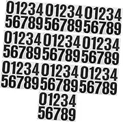 Homoyoyo 10 Sheets Waterproof Mailbox 0-9 Number Stickers: Self-Adhesive Decals - Home Number Address Decal for Cars Trash Cans and Outdoor Use
