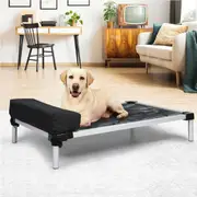 Pawz Pet Trampoline Aluminium Frame Bed Elevated Pillow Oxford Cloth Extra-Large