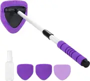 Xindell Window Cleaner Tool – 24Inch Car Windshield Cleaner with 4 Microfiber Pa