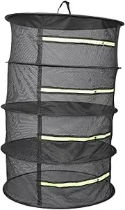 Totority Plant Drying Net Herb Drying Rack Hanging Drying Net Enclosed Design with Zipper for Efficient Ventilation for Drying and More
