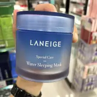 在飛比找Yahoo!奇摩拍賣優惠-LANEIGE 蘭芝睡美人香氛水凝膜 晚安凍膜淨亮保濕 薰衣