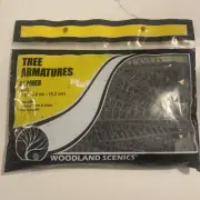 Woodland Scenics TR1125 N/HO Pine Tree Armatures 4-6" (44) Train Scenery New