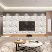 PVC 3D Decorative Interior Wall Panels Covering Diamond Plastic、Cladding Tiles