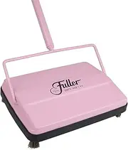 [Fuller] Brush 17072 Electrostatic Carpet & Floor Sweeper - 9" Cleaning Path - Lightweight - Ideal for Crumby Messes - Works On Carpets & Hard Floor Surfaces - Pretty Pink