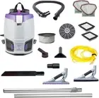 ProTeam GoFit 3 Commercial Backpack Vacuum with ProBlade Hard Surface & Carpe...