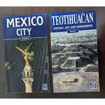 墨西哥城 MEXICO CITY/特奧蒂瓦坎TEOTIHUACAN英文導覽書(兩本一組)