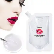DIY Clear Lip Gloss Base Oil Non-Stick Moisturizing Lipstick Material Gel 200ML
