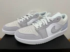 Nike Air Jordan 1 Low CV3043-100 Paris White Sky Football Grey Blue men's