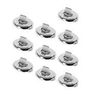 Twist Lock Common Sense Fastener, Metal Turn Buttons for Boats, Sailboats, RVs, Dinghies and Caravans (10PC) silver