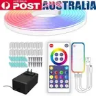 Remote Control RGB LED Strip Light Flexible Ribbon Light for Bedroom Living Room