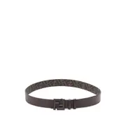 [Fendi] Fendi Monogram-print Reversible Belt 90 CM BROWN