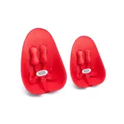 Bloom Fresco Infant Modern Seat Pad Starter Kit High Chair Red Size 0-8y