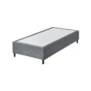 Glebe Ensemble Base Double - Color Grey - Upholstered Platform Bed