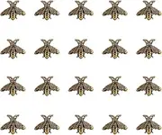 [FUAHXYES] 20 Pack Retro Bee Brooches Pins Set Cute Vintage Animal Lapel Pin Brooch Badges Funny Jewelry Suit Brooches Accessories for Women Men Gold Silver