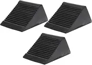 3Pcs Slip Wheel Chocks for Cars and Trucks Durable Tire for Enhanced Stability Slopes Vehicle Parking Maintenance Accessories