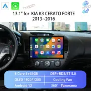 13.1"4+64 Android 12 for 2013-16 KIA K3 CERATO FORTE Car Stereo Radio GPS NAVI