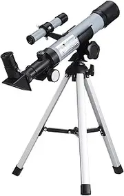 LALAFINA Astronomical Refractor Telescope for Beginners with Tripod Portable Outdoor for Stargazing Present for Adults for Christmas and Birthdays