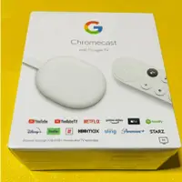 在飛比找蝦皮購物優惠-【台灣公司貨】Google Chromecast 4 wit