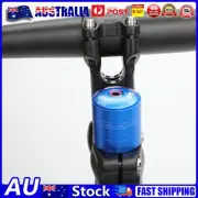 Bicycle Stem Top Cap Headset Cover with Screw Fork Ring Spacer (Blue) AU