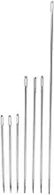 SHINEOFI Perfect for Crafting Sewing 7 Large Eye Steel Needles Ideal for Fabric Quilting and Leather Work DIY Tools