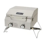 Nexgrill Propane Table-Top Grill 9-Burger 2-Burner Foldable Legs Stainless Steel