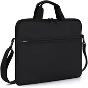 Black 360° Resistant Shockproof protective Laptop Sleeve - Carrying Case and Cover MacBook Pro 15.6", iPad 14" Bag Compatible with Air/Pro, 13-13.3 inches Notebook,M3 M2 M1 Chip Max