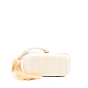 [Cult Gaia] Cult Gaia Small Yasmin Tassel-embellished Clutch Bag ONE SIZE NEUTRALS