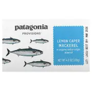 Patagonia Provisions, Lemon Caper Mackerel, 4.2 oz (120 g)