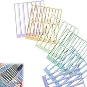 Diamond Painting Ruler,Ruler Diamond Dot Drill Alignment Tool, Diamonde Painting Rulers,DIY Diamonds Painting Tools for Full Drill Painting Guide,6pcs