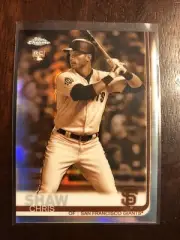 2019 Topps Chrome Sepia Refractor #173 Chris Shaw Giants