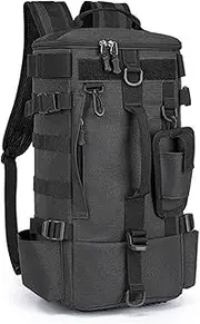 Backpack for Fishing - Tackle Backpack with Rod Holder | Rucksack Waterproof Bait Storage for Hiking Daypack Motorcycle Travel Kayak Trips Beach Picnics Camping