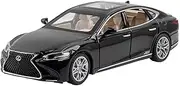 Finished Scale Model 1:32 for Lexus LS500H Alloy Car Model Simulation Sound Light Pull Back Vehicle Model Decorative Ornaments Presents Ornaments(Black)