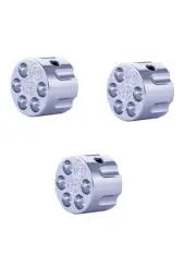 3Pcs Guitar Potentiometer Control Knobs for 6mm(0.24”) Dia. Shaft Pots - Knur...