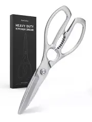 Kitchen Shears for food, Kitchen Scissors All Purpose, Meat Cutting Scissors,...
