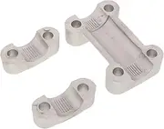 NOLITOY Handlebar Risers Mini Bike Bars Electra Glidehandlebar Clamp Handlebar Handle Atv Handlebar Riser Handlebar Clamp Risers Minibike Riser Aluminum Alloy Silver